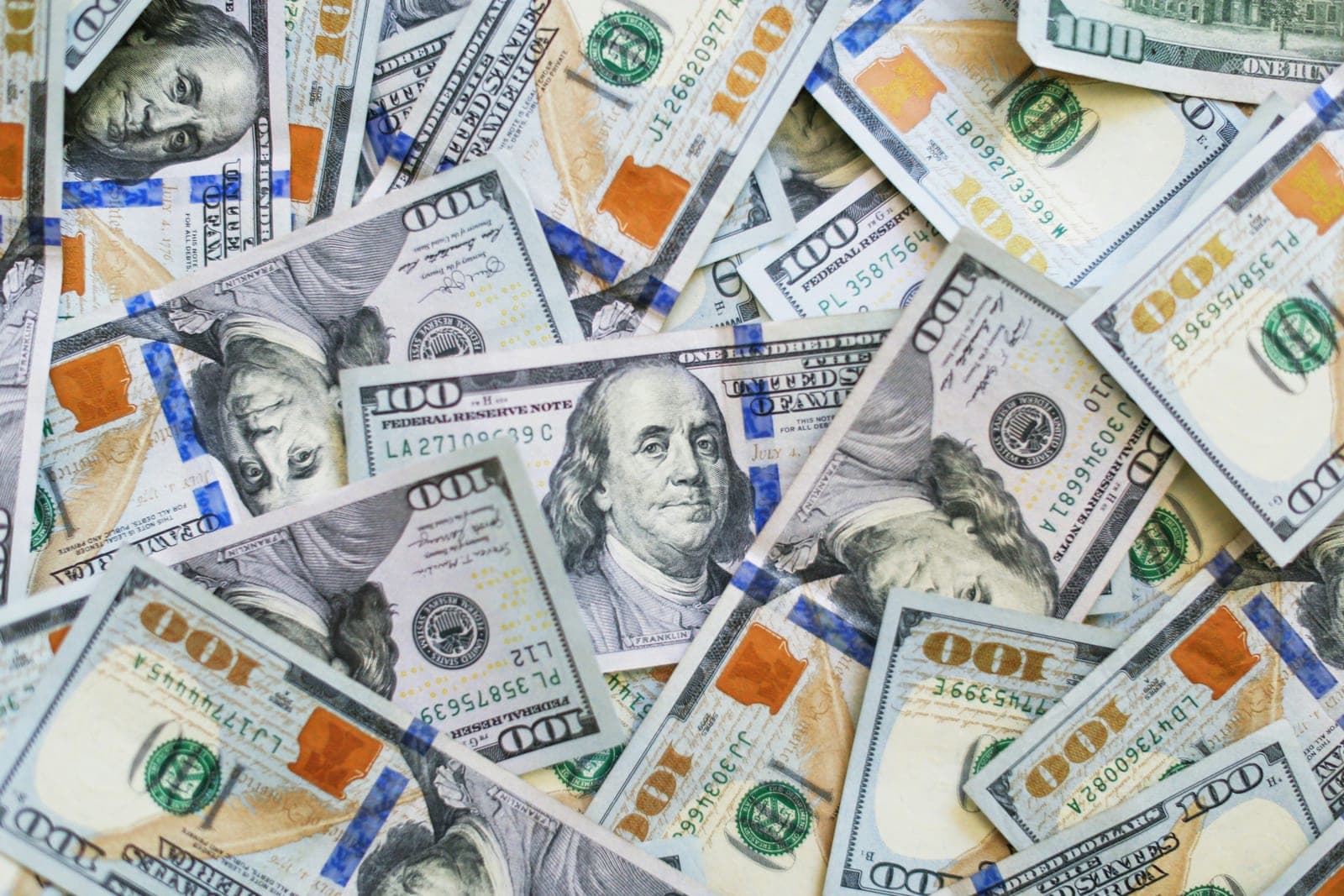 US currency representing real-estate investment capital